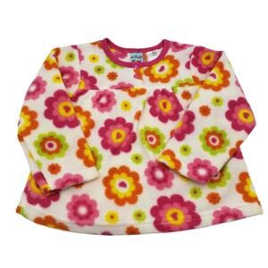 Fleece Tunic Floral Bright Size 24 Months